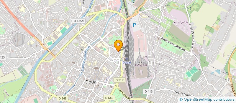 localisation de l'entreprise SCI DU GOUVERNEUR à DOUAI