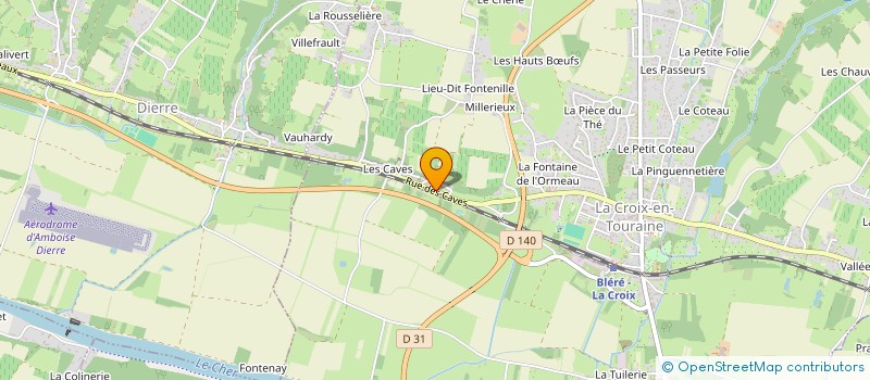 localisation de l'entreprise SCI DU GOYEN  CIVRAY-DE-TOURAINE