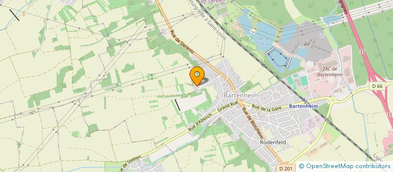 localisation de l'entreprise SCI DU GRABA  BARTENHEIM