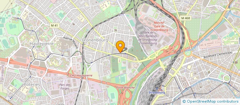localisation de l'entreprise SCI DU GRAIN à STRASBOURG