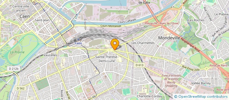 localisation de l'entreprise SCI DU GRAIN AU PAIN à CAEN