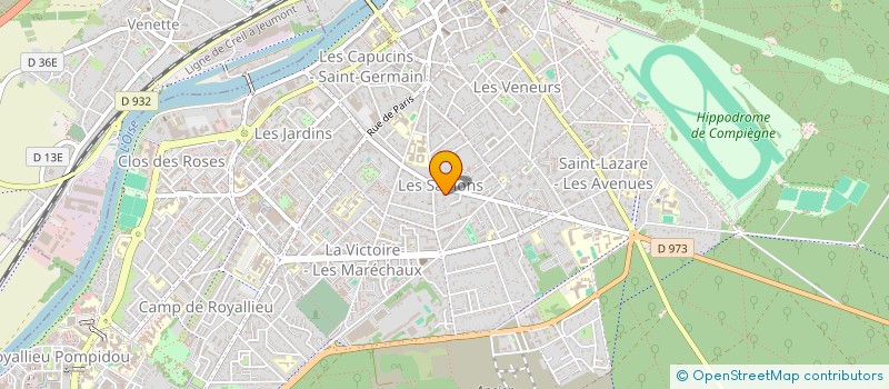 localisation de l'entreprise SCI DU GRAND AREA  COMPIEGNE