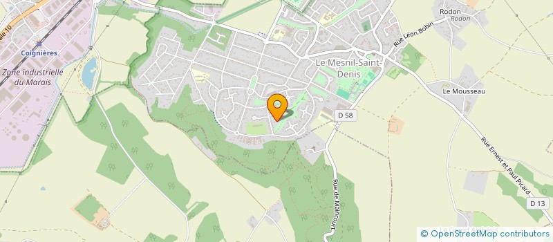 localisation de l'entreprise SCI DU GRAND ARNAUD  LE MESNIL-SAINT-DENIS