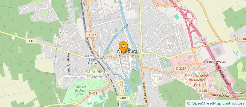 localisation de l'entreprise SCI DU GRAND BOIS  NEMOURS