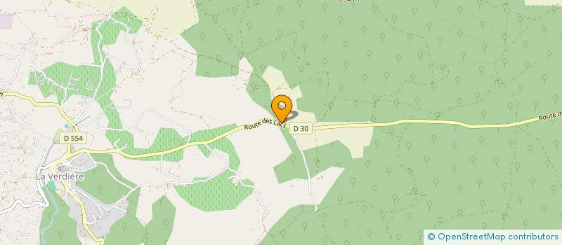 localisation de l'entreprise SCI DU GRAND BOIS à LA VERDIERE