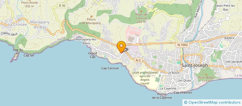 localisation de l'entreprise SCI DU GRAND BOIS NOIR à SAINT-JOSEPH