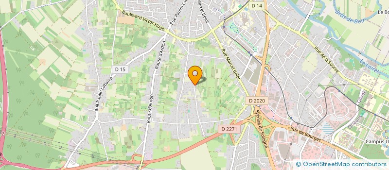 localisation de l'entreprise SCI DU GRAND BOUCHET à OLIVET