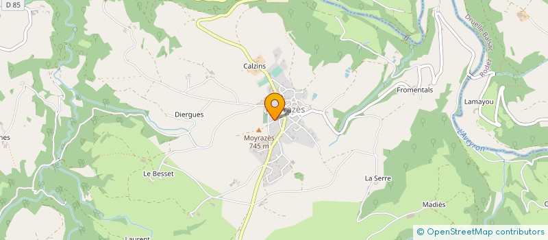 localisation de l'entreprise SCI DU GRAND BOULEAU  MOYRAZES