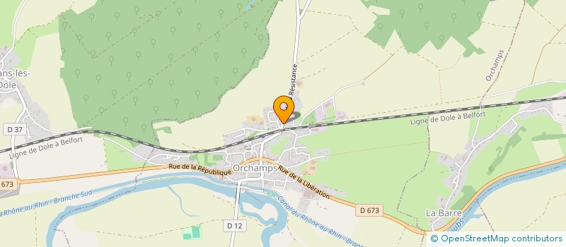 localisation de l'entreprise SCI DU GRAND CAP  ORCHAMPS