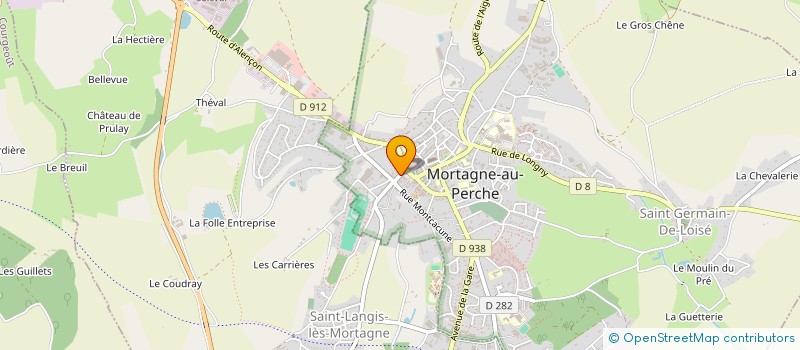 localisation de l'entreprise SCI DU GRAND CARREFOUR à MORTAGNE-AU-PERCHE