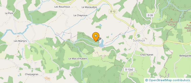 localisation de l'entreprise SCI DU GRAND CASINO à SURDOUX