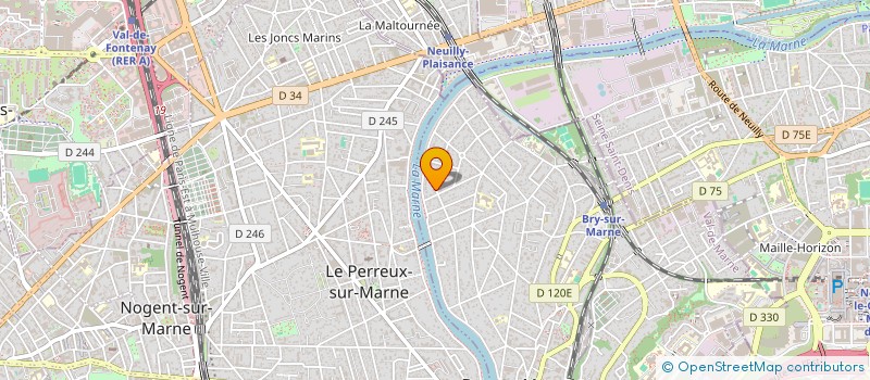 localisation de l'entreprise SCI DU GRAND CEDRE  BRY-SUR-MARNE