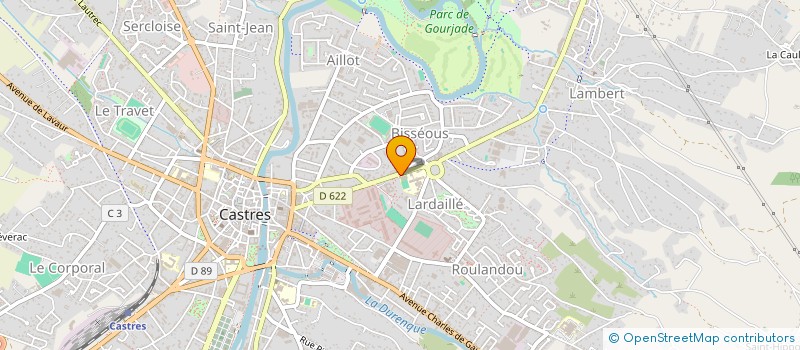 localisation de l'entreprise SCI DU GRAND CEDRE à BURLATS