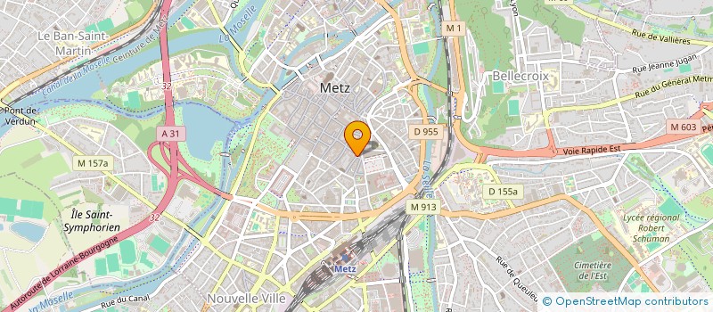 localisation de l'entreprise SCI DU GRAND CERF  METZ