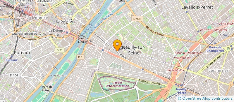 localisation de l'entreprise SCI DU GRAND CERF à NEUILLY-SUR-SEINE