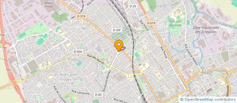 localisation de l'entreprise SCI DU GRAND CHAART  TROYES