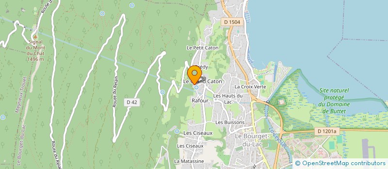 localisation de l'entreprise SCI DU GRAND CHATON  LE BOURGET-DU-LAC