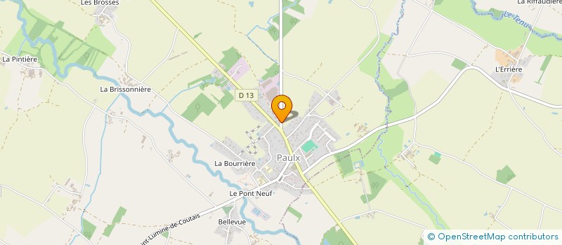 localisation de l'entreprise SCI DU GRAND CHEMIN  PAULX