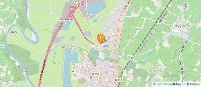 localisation de l'entreprise SCI DU GRAND CHEMIN  LES BILLAUX