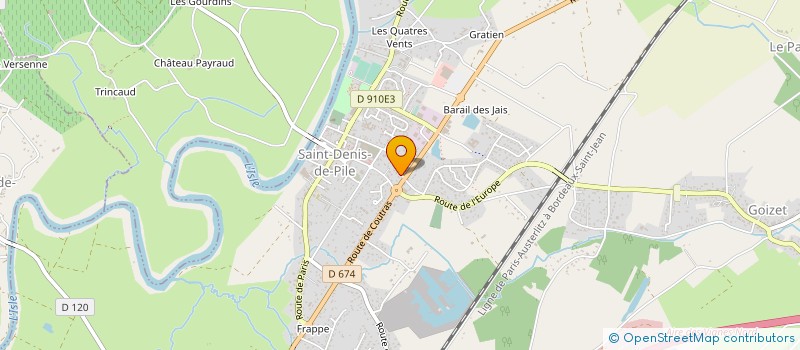localisation de l'entreprise SCI DU GRAND CHEMIN  SAINT-DENIS-DE-PILE