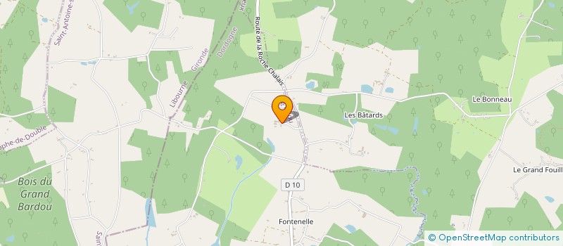 localisation de l'entreprise SCI DU GRAND CHEMIN  LE PIZOU