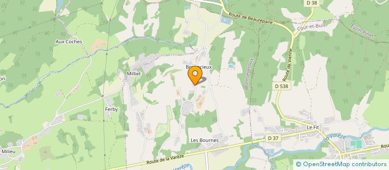 localisation de l'entreprise SCI DU GRAND CHEMIN  MONTSEVEROUX