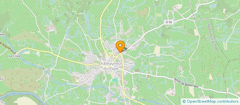 localisation de l'entreprise SCI DU GRAND CHEMIN  CHATEAUNEUF-DU-PAPE