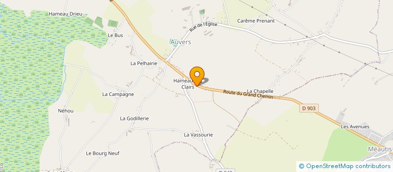 localisation de l'entreprise SCI DU GRAND CHEMIN à AUVERS