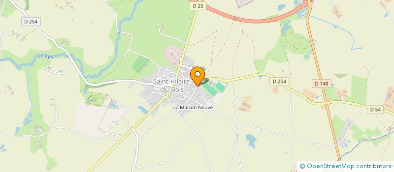 localisation de l'entreprise SCI DU GRAND CHEMIN à LYS-HAUT-LAYON