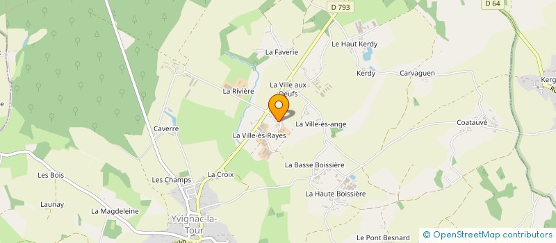 localisation de l'entreprise SCI DU GRAND CHENE  YVIGNAC-LA-TOUR