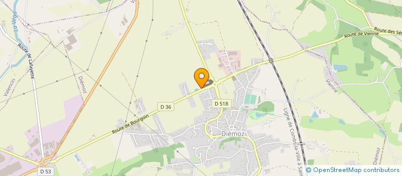 localisation de l'entreprise SCI DU GRAND CHENE  DIEMOZ