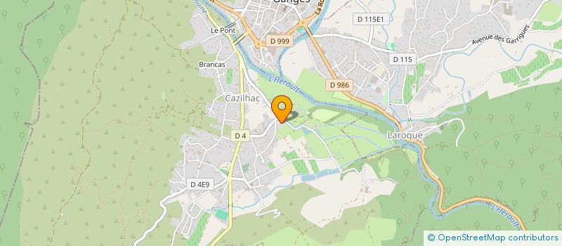 localisation de l'entreprise SCI DU GRAND CHENE à CAZILHAC