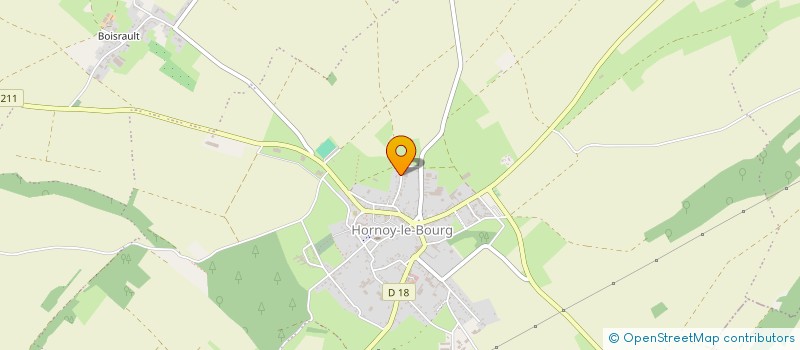 localisation de l'entreprise SCI DU GRAND CHENE  HORNOY-LE-BOURG
