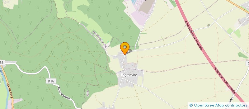 localisation de l'entreprise SCI DU GRAND CHENE  FONTAINE-BELLENGER