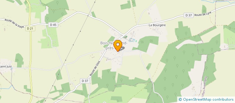 localisation de l'entreprise SCI DU GRAND CHENE  BOIS-NORMAND-PRES-LYRE