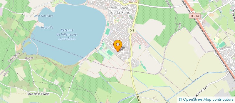 localisation de l'entreprise SCI DU GRAND CLOITRE  VILLENEUVE-DE-LA-RAHO