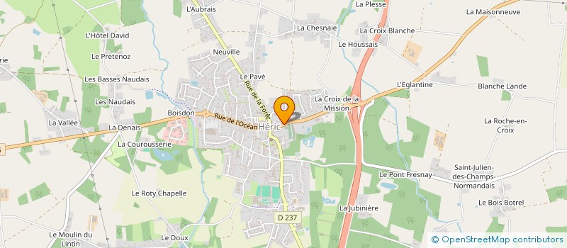 localisation de l'entreprise SCI DU GRAND CLOS  HERIC