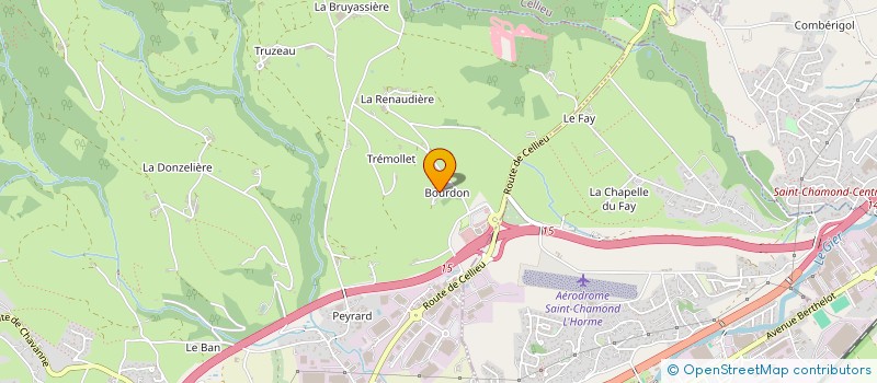 localisation de l'entreprise SCI DU GRAND COLOMBIER  SAINT-CHAMOND