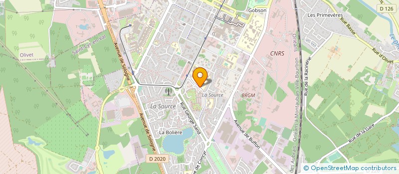 localisation de l'entreprise SCI DU GRAND COMMERCE DE BAGNOLET à ORLEANS