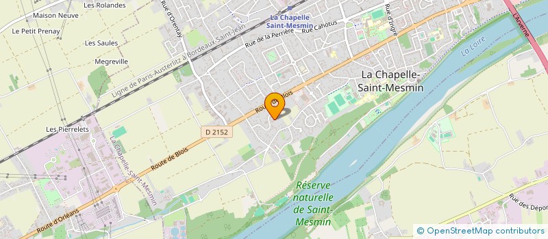 localisation de l'entreprise SCI DU GRAND COURANT à LA CHAPELLE-SAINT-MESMIN