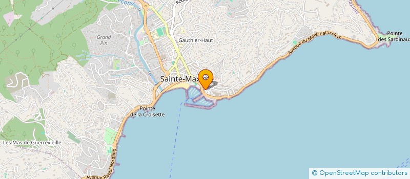 localisation de l'entreprise SCI DU GRAND COURONNE  SAINTE-MAXIME