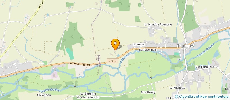 localisation de l'entreprise SCI DU GRAND COURTOISEAU  TRIGUERES