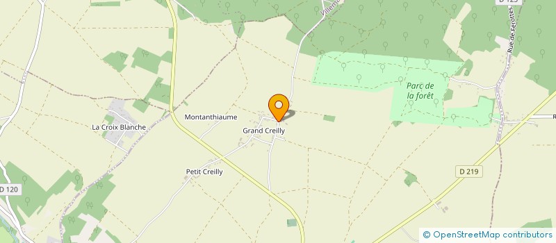 localisation de l'entreprise SCI DU GRAND CREILLY  LORREZ-LE-BOCAGE-PREAUX