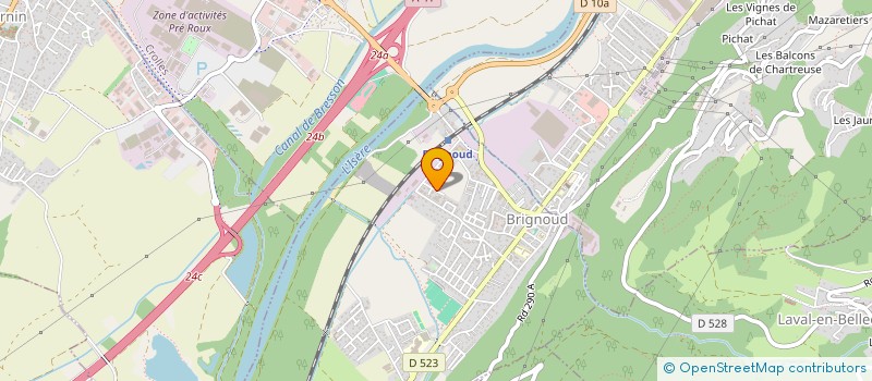 localisation de l'entreprise SCI DU GRAND DEPART  VILLARD-BONNOT