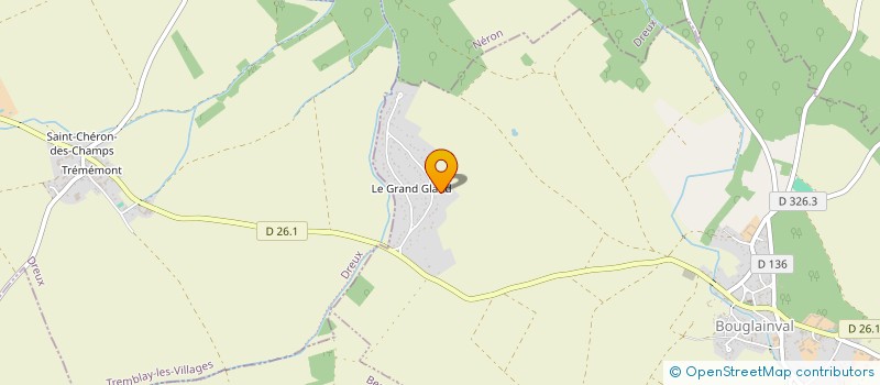 localisation de l'entreprise SCI DU GRAND DOMAINE à BOUGLAINVAL
