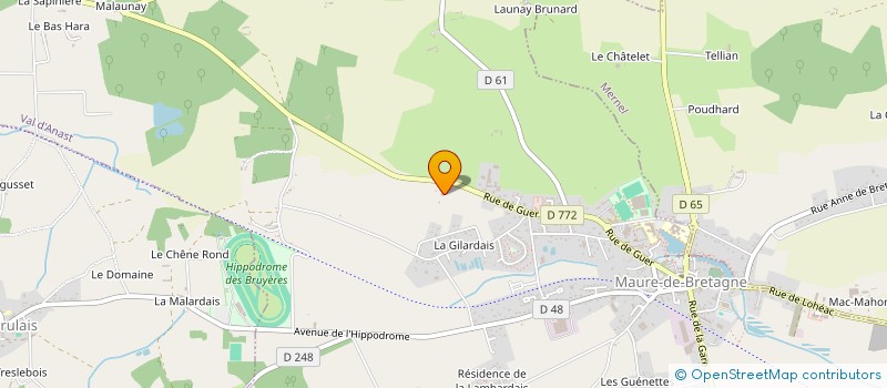 localisation de l'entreprise SCI DU GRAND DOMAINE  VAL D'ANAST