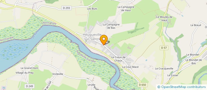 localisation de l'entreprise SCI DU GRAND DOUIT  HEUGUEVILLE-SUR-SIENNE