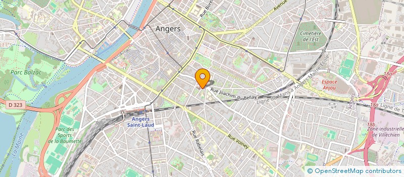 localisation de l'entreprise SCI DU GRAND DOUZILLE à ANGERS