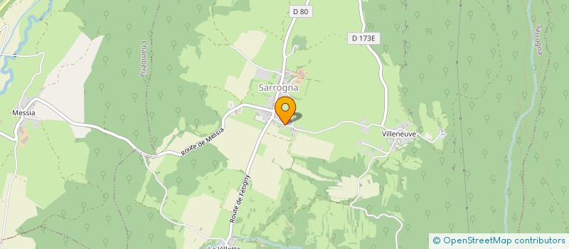 localisation de l'entreprise SCI DU GRAND-DUC  SARROGNA