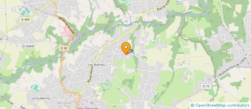 localisation de l'entreprise SCI DU GRAND DUC  BRINDAS